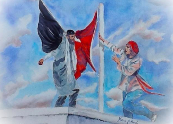 Tunisie : Il y a deux ans Khaoula Rchidi défendait le drapeau tunisien contre le "drapeau noir"