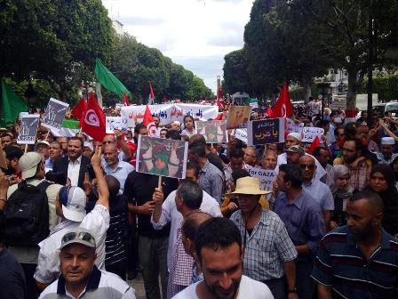 Tunis : Plusieurs manifestations annonc&eacute;es pour soutenir le peuple palestinien