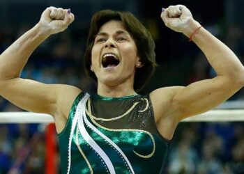 A 46 ans, la gymnaste Oksana Chusovitina dispute ses 8es JO