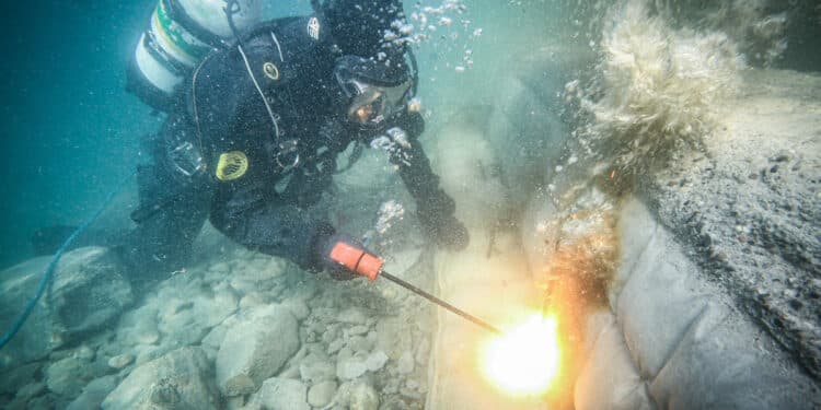 travaux sous marin