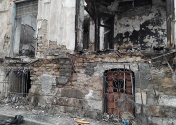 Après l'incendie : Les tristes vestiges de la Villa Yvonne