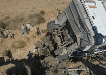 Bizerte : Plusieurs bless&eacute;s dans le renversement d'un bus touristique