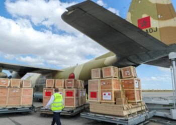 Tunisie : Quatre avions marocains d'aides m&eacute;dicales atterrissent &agrave; Tunis-Carthage
