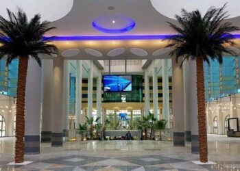 Luxueuse, la Cit&eacute; de la Culture de Tunis vue de l&rsquo;int&eacute;rieur !