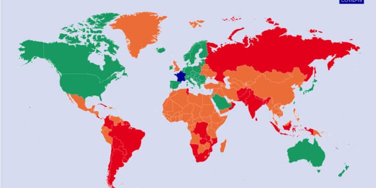 Covid-19 : La Tunisie, officiellement plac&eacute;e sur la liste rouge de la France