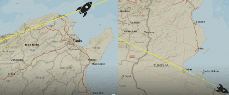 Les débris de la fusée chinoise ont traversé le ciel de la Tunisie deux fois en quelques heures