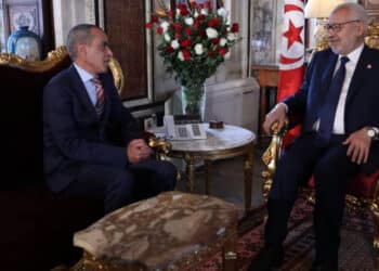 L'ambassadeur d'Algérie en Tunisie reçu par Rached Ghannouchi