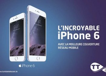 « L'incroyable Iphone6 » en vente chez Tunisie Telecom