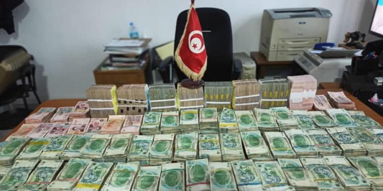 Contrebande : 641 mille dinars et des chèques d'une valeur de 5,5 MD saisis par la Douane