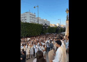 Les jeunes médecins dans la rue pour réclamer leurs droits