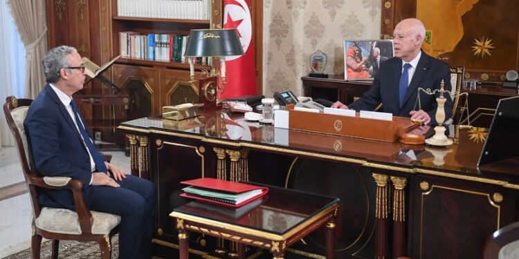 Kais Saied et Issam Lahmar