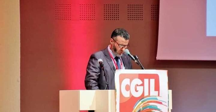 syndicaliste tunisien Hédi Khairat, membre du bureau exécutif du secteur métallurgique au sein de la CGIL