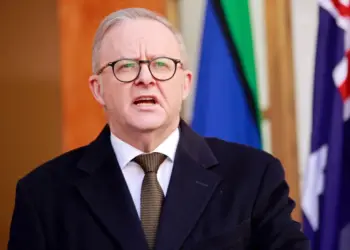 Le premier ministre australien Anthony Albanese a affirmé que son pays reconnaîtra l’État de Palestine en septembre.
© (Photo AFP)
