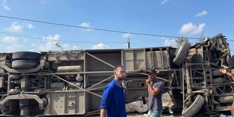 Korba : Un mort et plusieurs blessés dans le renversement d’un bus d’ouvriers