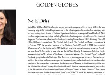 NEILA DRISS Golden Globes Awards