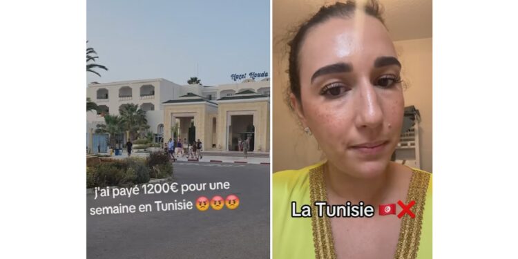 touriste francais , inflenceuse yasmin