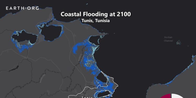 Montée des eaux en Tunisie : Le Grand Tunis menacé d'ici 2100
