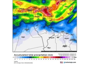 Tunisie : Retour de la pluie dès la semaine prochaine