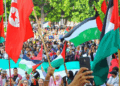 Des centaines d’élèves et d’étudiants défilent à Tunis en solidarité avec la Palestine