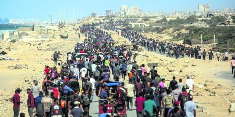 Près de 250.000 personnes de retour à Gaza, 9500 restent portées disparues