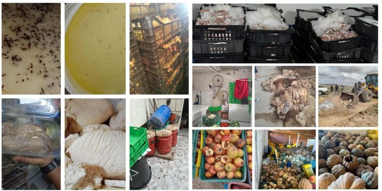 (INSSPA) a annoncé la saisie de plus de 29 tonnes de denrées alimentaires et près de 4 000 litres d’eau impropre