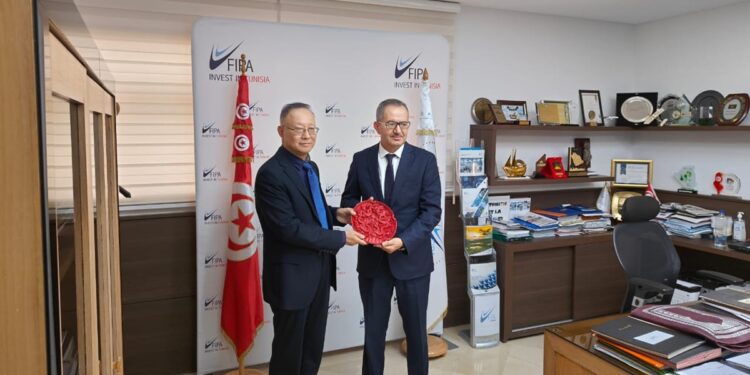 Jalel Tebib et Li Shijie