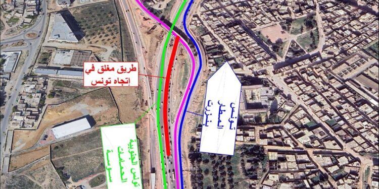 Entrée Sud de Tunis : Déviation partielle du trafic au pont de La Cagna pendant un mois