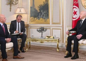 Le nouvel ambassadeur américain à Tunis, Bill Bazzi présente ses lettres de créance à Kaïs Saïed