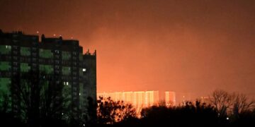 Frappes massives sur Kyiv