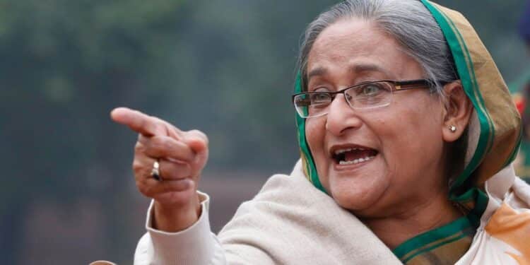 Sheikh Hasina, dirigeante de l’Awami League, condamnée à mort par le tribunal spécial de Dhaka.
