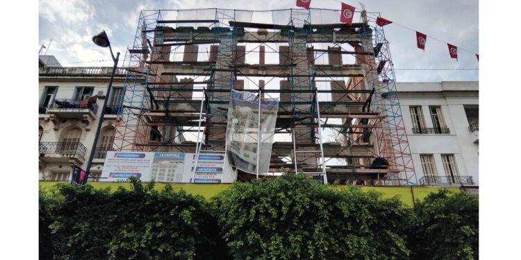 Snapshot : Complètement désossé, le Capitole en reconstruction