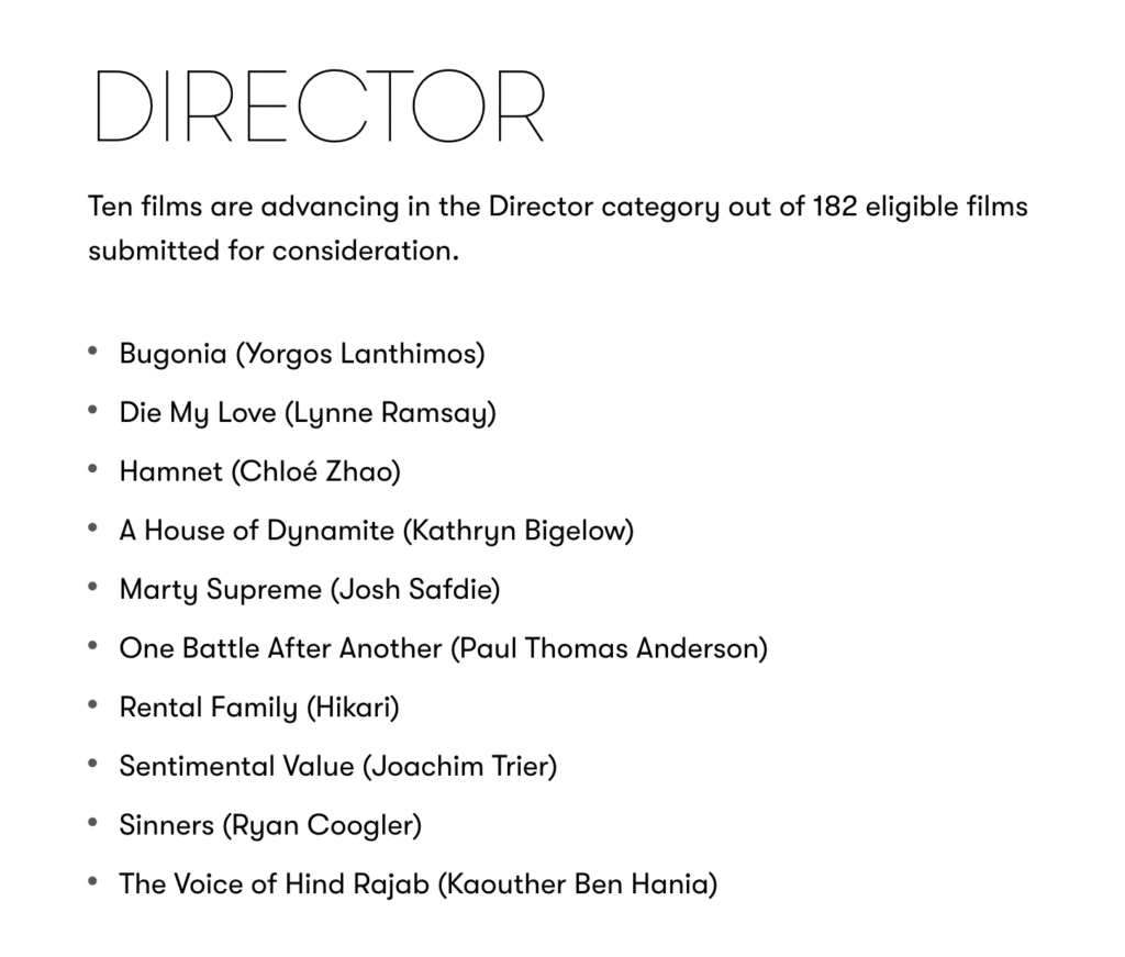 BAFTA 
Kaouther Ben Hania
La voix de Hind Rajab