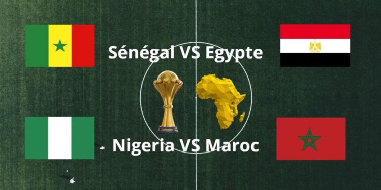 CAN 2025 : Le Maroc, le Sénégal, l’Égypte et le Nigeria à l’assaut de la finale