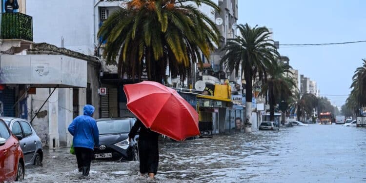 Bilan des intempéries en Tunisie : Cinq morts et des quartiers submergés