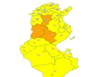 Tunisie - Vents violents : Siliana, Kasserine et Sidi Bouzid en vigilance orange