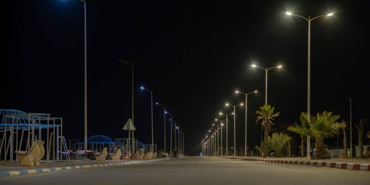 Djerba, plus de 3 400 luminaires LED ont été installés