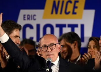 Éric Ciotti, élu maire de Nice lors des municipales 2026