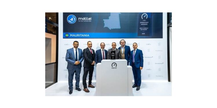 Mattel, filiale de Tunisie Telecom, élue meilleur réseau mobile en Mauritanie