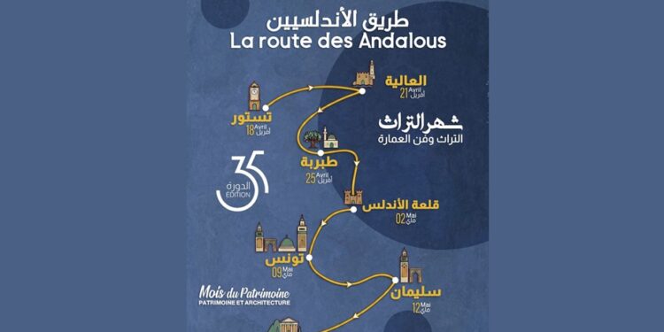Route des Andalous: de Zaghouan, Soliman, Tebourba, Kalaat El Andaleus, El Alia et Testour
