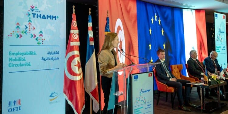 Tunisie-France : 2500 travailleurs attendus d’ici 2029 grâce au programme THAMM+