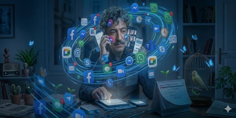 Chronique d’une journée sous perfusion numérique