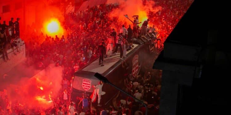 Photos : Yassine Gaidi à Bab Djedid et la joie du Club Africain
