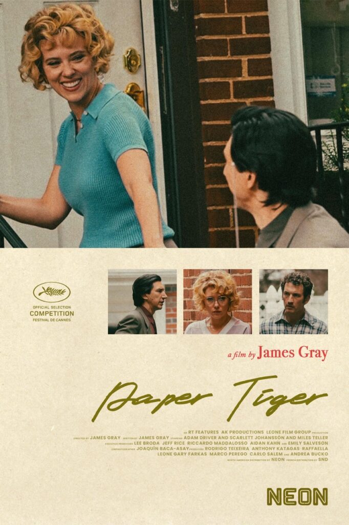 Cannes 2026 Affiche Compétition officielle 
Paper Tiger