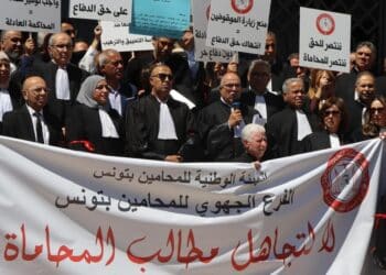 Tunis : Les avocats affichent leur colère devant le Palais de justice
