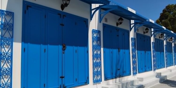 Snapshot : Sidi Bou Said et les nouveaux stands