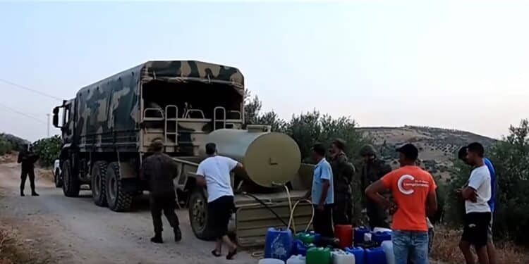 Coupures d&rsquo;eau : 1500 militaires mobilis&eacute;s et un million de litres distribu&eacute;s