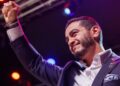 Abdul El-Sayed s'exprime devant ses partisans apr&egrave;s sa victoire &agrave; la primaire d&eacute;mocrate du Michigan, le 5 ao&ucirc;t 2026.