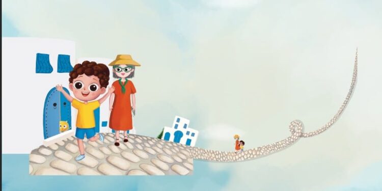 Sidi Bou Sa&iuml;d racont&eacute; aux enfants par la voix, la plume et le dessin