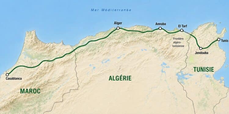Train Casablanca-Alger-Tunis : 2350 km &eacute;tudi&eacute;s, mais la fronti&egrave;re reste &agrave; franchir
