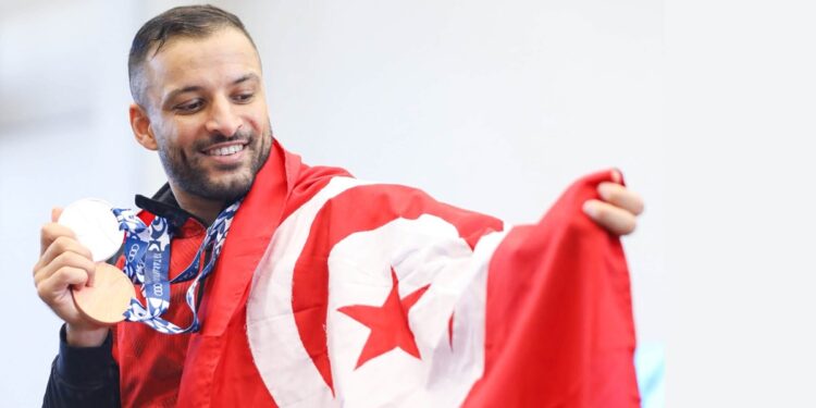 JM Tarente : Karem Ben Hnia d&eacute;croche deux m&eacute;dailles et porte le bilan tunisien &agrave; 19
